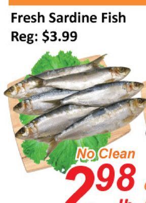 Seasons Foodmart Fresh sardine fish offer