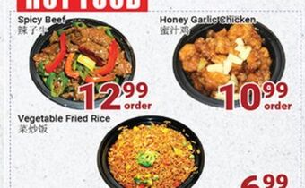 Oceans Fresh Food Market Spicy beef offer