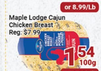 Oceans Fresh Food Market Maple lodge cajun chicken breast offer