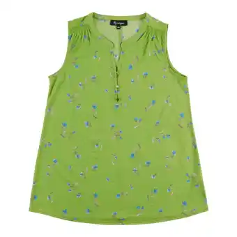 Giant Tiger Lily morgan women's trend edit printed pintuck detail top offer