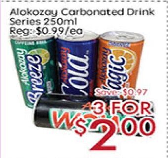 Sunny Food Mart Alokozay carbonated drink series offer