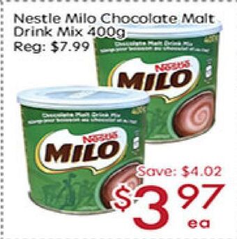 Sunny Food Mart Nestle milo chocolate malt drink mix offer