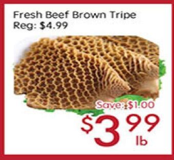 Sunny Food Mart Fresh beef brown tripe offer