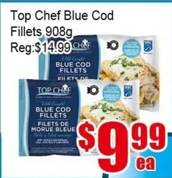 New Pacific Supermarket Top Chef Blue Cod Fillets 908 g offer