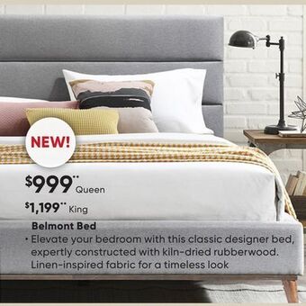 Sleep Country Belmont bed offer
