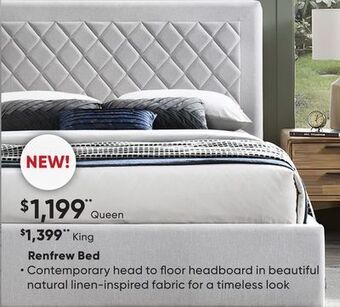Sleep Country Renfrew bed offer