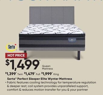 Sleep Country Serta® perfect sleeper elite wynter mattress offer
