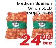 Nations Fresh Foods Medium Spanish Onion 50LB offer