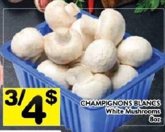 Supermarché PA White Mushrooms 8oz offer