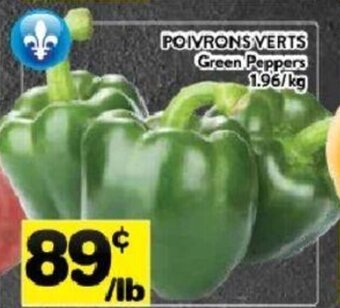 Supermarché PA POIVRONS VERTS Green Peppers offer