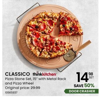 Stokes Classico pizza stone set offer