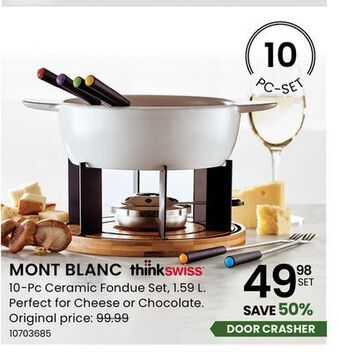 Stokes Mont blanc 10-pc ceramic fondue set, 1.59 l offer