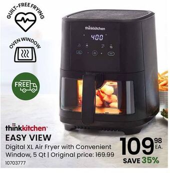 Stokes Easy view digital xl air fryer with convenient window offer