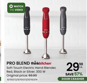 Stokes Pro blend soft touch electric hand blender offer