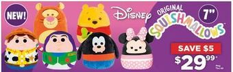 Showcase Disney original squishmallows offer