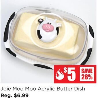 Kitchen Stuff Plus Joie moo moo acrylic butter dish offer