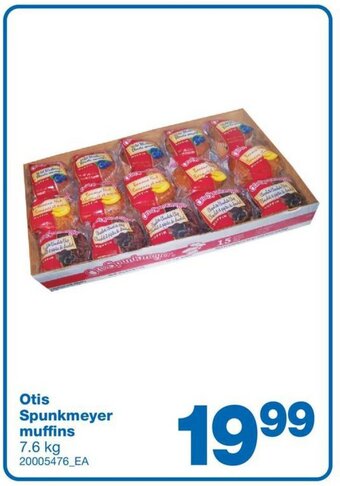 Wholesale Club Otis Spunkmeyer muffins 7.6 kg offer