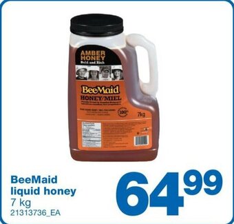 Wholesale Club BeeMaid liquid honey 7 kg offer