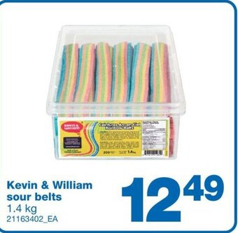 Wholesale Club Kevin & William sour belts 1.4 kg offer