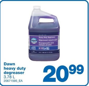 Wholesale Club Dawn Heavy Duty Degreaser 3.78 L offer