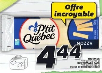 IGA CHEESE OR SHREDDED CHEESE offer
