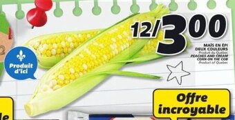 IGA PEACHES AND CREAM CORN ON THE COB offer