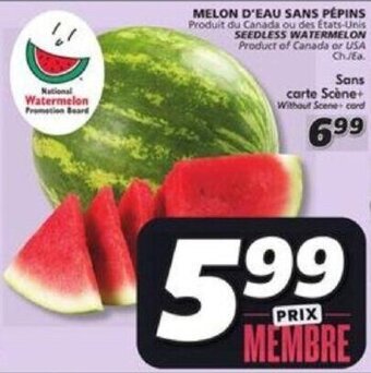 IGA SEEDLESS WATERMELON offer