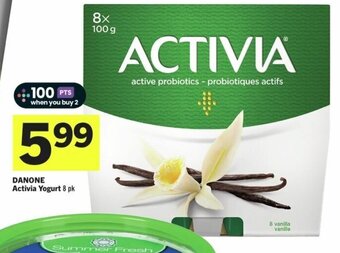 IGA DANONE Activia Yogurt 8 pk offer