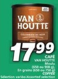 IGA VAN HOUTTE COFFEE offer