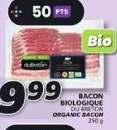 IGA DU BRETON ORGANIC BACON 250 g offer