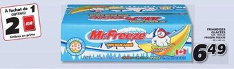 IGA MR. FREEZE FROZEN TREATS 48 x 42 mL offer
