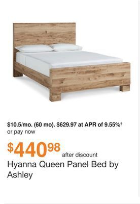 Ashley Furniture Hyanna queen panel bed by ashley offer