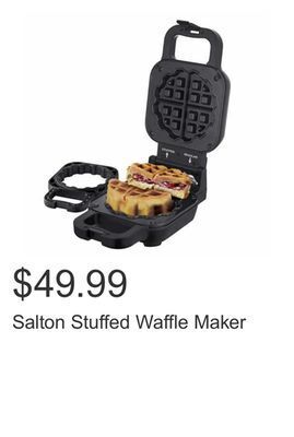 Costco Salton stuffed waffle maker offer