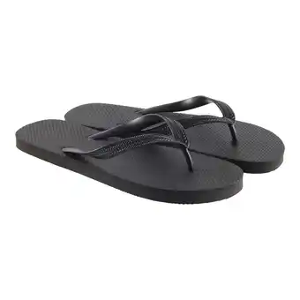 Giant Tiger Men's solid flip flops offer