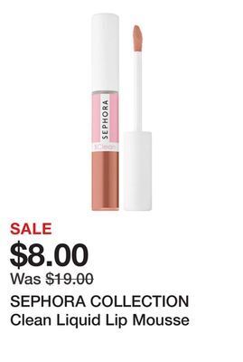 Sephora Sephora collection clean liquid lip mousse offer