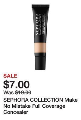 Sephora Sephora collection make no mistake full coverage concealer offer