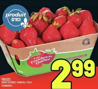 Metro STRAWBERRIES 750 mL offer