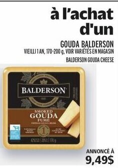 Metro BALDERSON GOUDA CHEESE offer