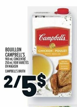Metro CAMPBELL'S BROTH offer
