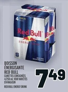 Metro RED BULL ENERGY DRINK offer