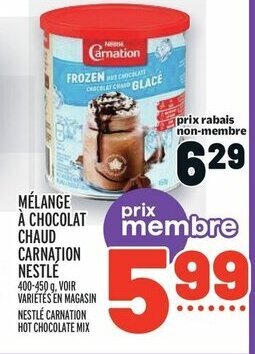 Metro NESTLÉ CARNATION HOT CHOCOLATE MIX offer