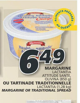 IGA MARGARINE LACTANTIA ATTITUDE offer