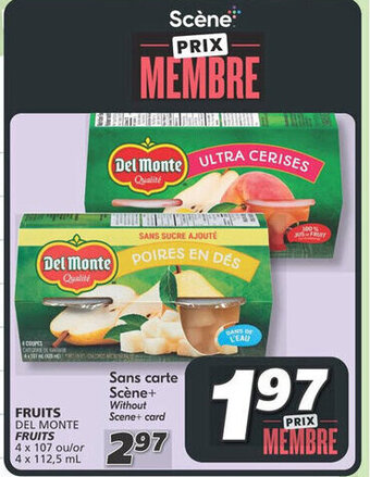IGA DEL MONTE FRUITS offer