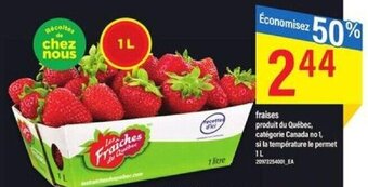 Maxi fraises 1 L offer