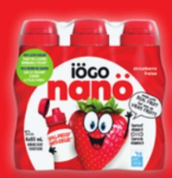 Walmart Iogo nano drinkable yogurt offer