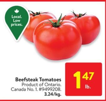 Walmart Beefsteak tomatoes offer