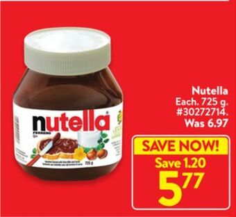 Walmart Nutella offer