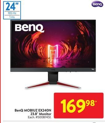 Walmart Benq mobiuz ex240n 23.8 monitor offer