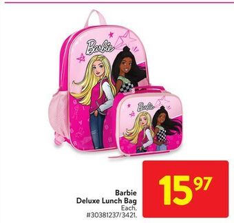 Walmart Barbie deluxe lunch bag offer