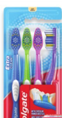 Walmart Colgate extra clean toothbrush 4-pack offer